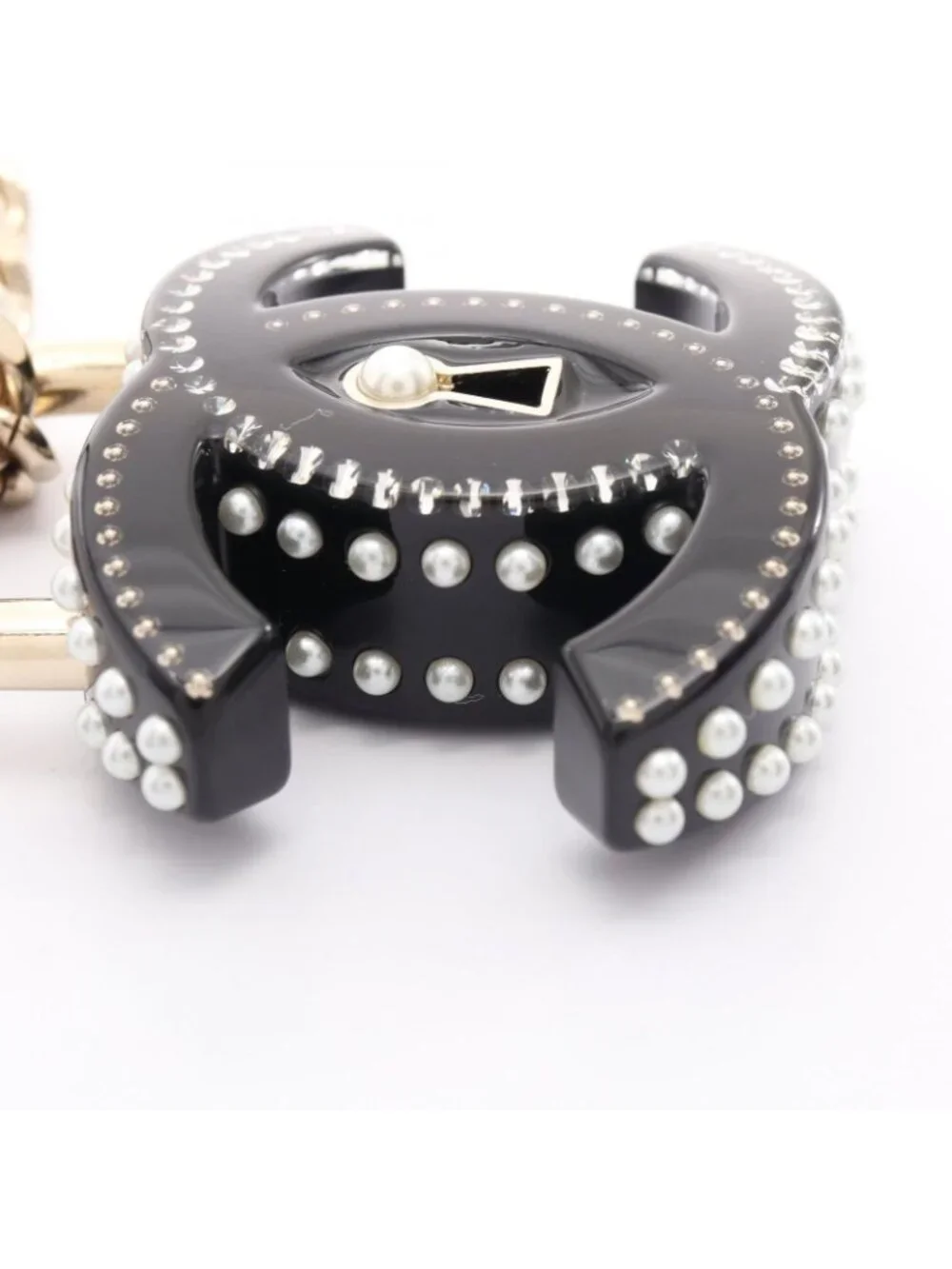 Chanel Choker CC Logo Padlock Motif Necklace